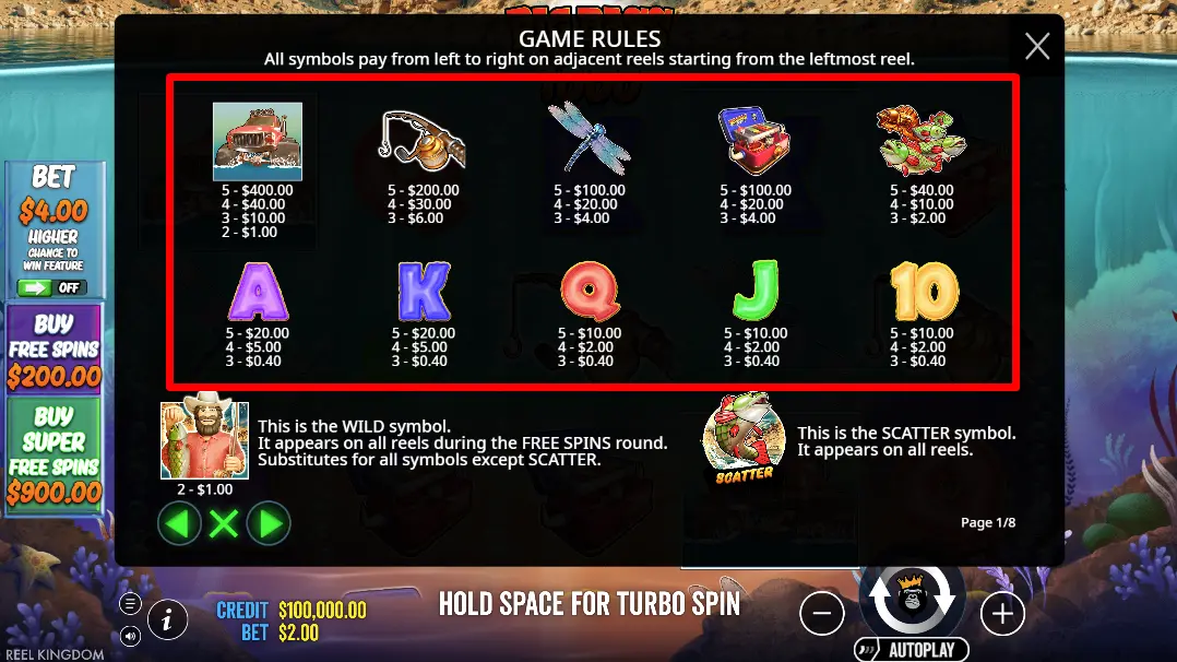 Big Bass Splash 1000 Symbols