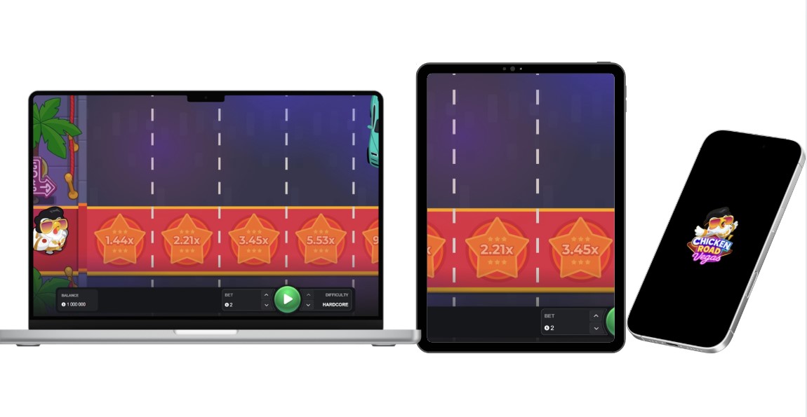 Expérience de jeu fluide sur Chicken Road Vegas mobile, tablette et ordinateur