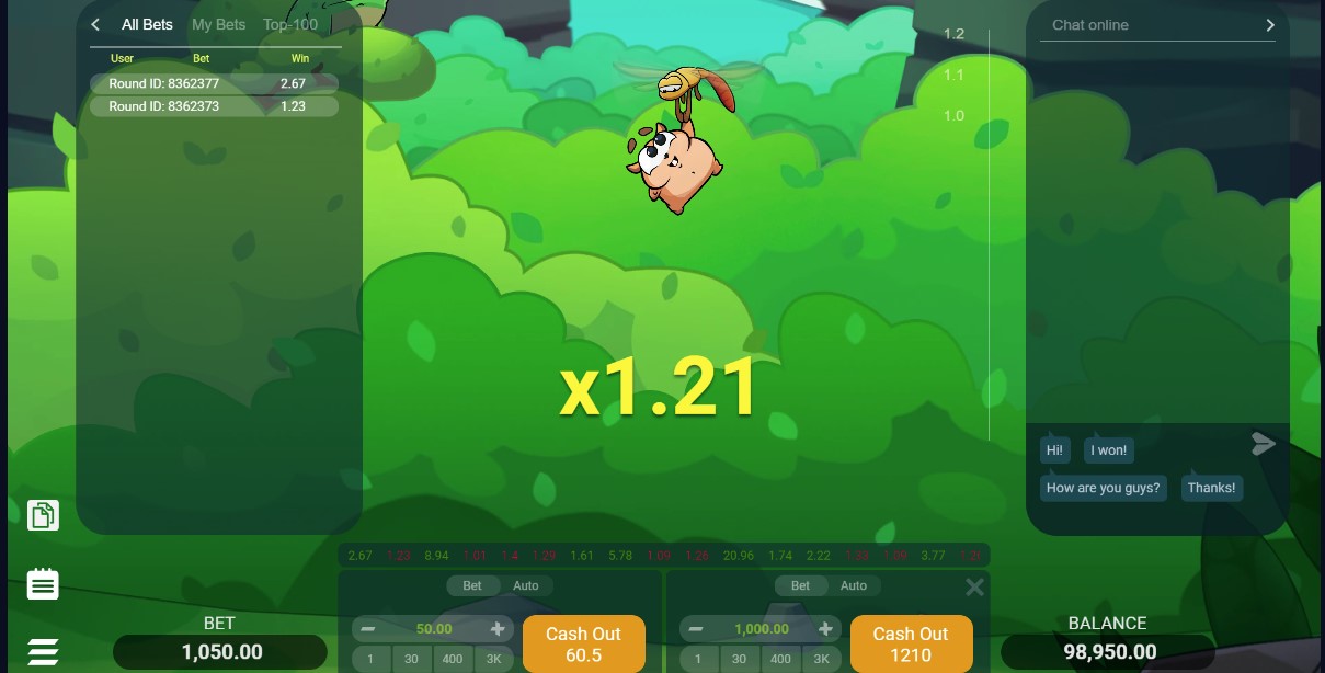 Le mini-jeu Save the Hamster, une alternative similaire à Hubert Hits.
